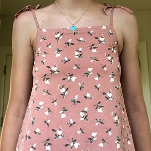 Nordstrom pink flowered tank top!